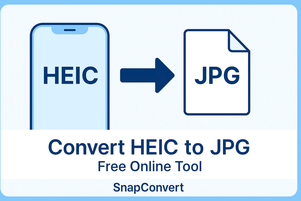 Convert HEIC to JPG — SnapConvert