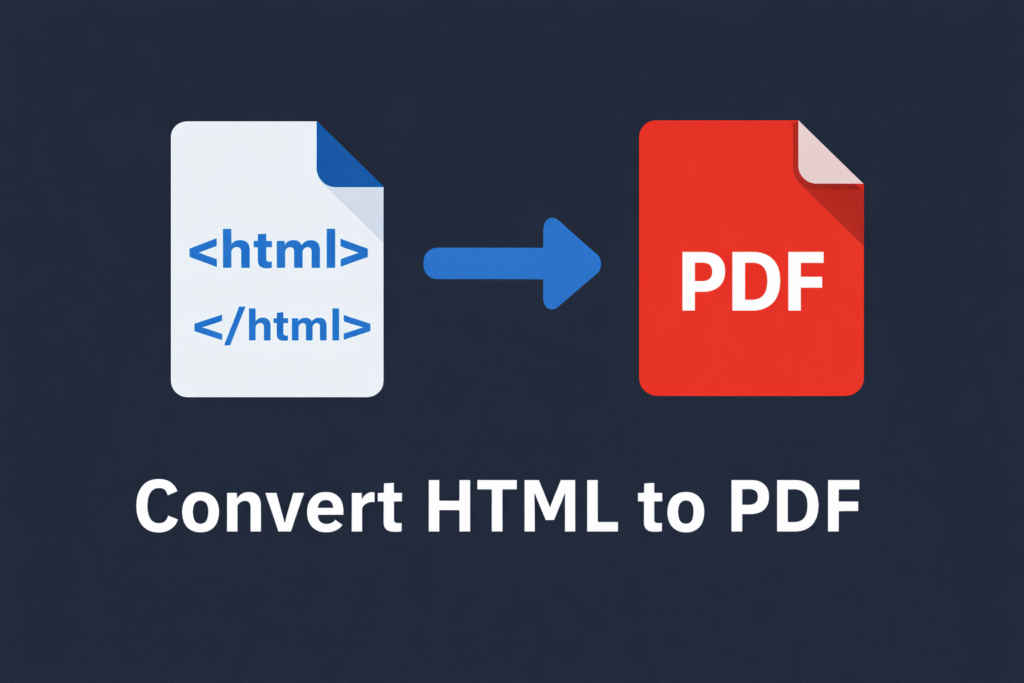 Convert HTML to PDF — SnapConvert