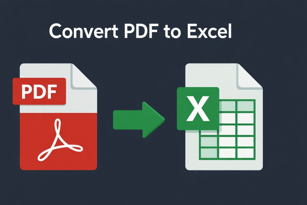 Convert PDF to Excel — SnapConvert
