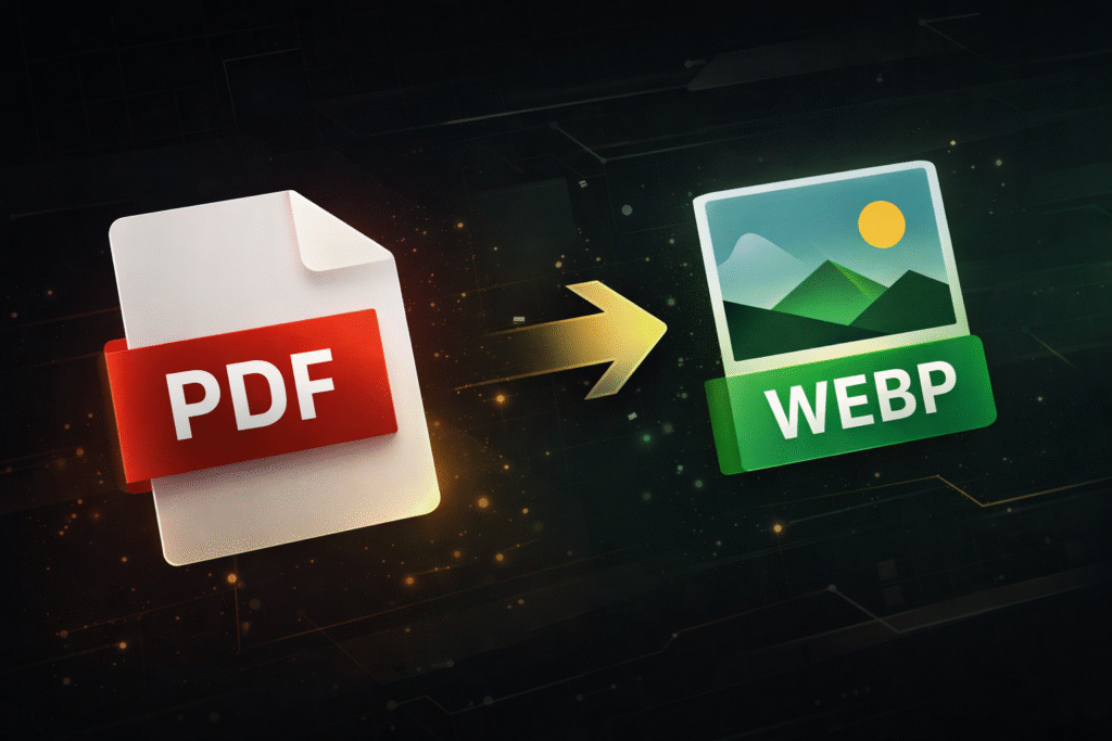 Convert PDF to WEBP — SnapConvert