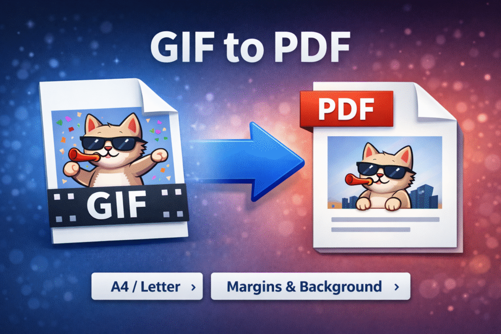 Convert GIF to PDF — SnapConvert