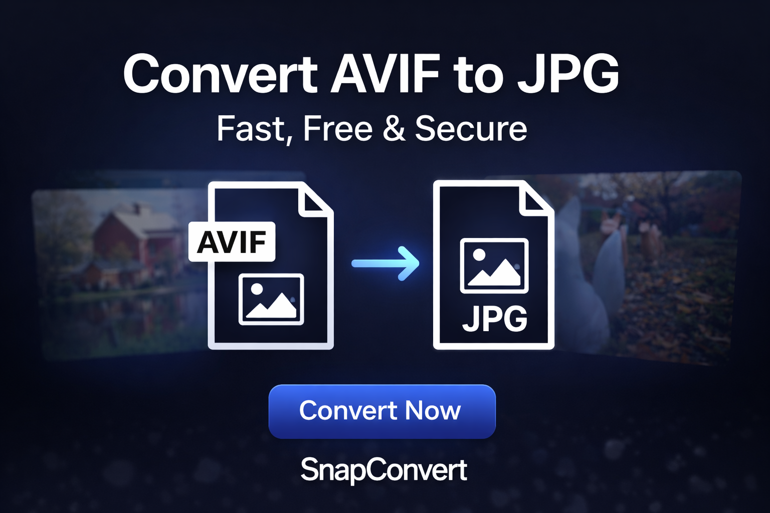 Convert AVIF to JPG — SnapConvert