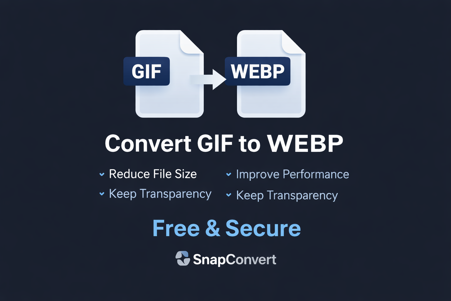 Convert GIF to WEBP — SnapConvert
