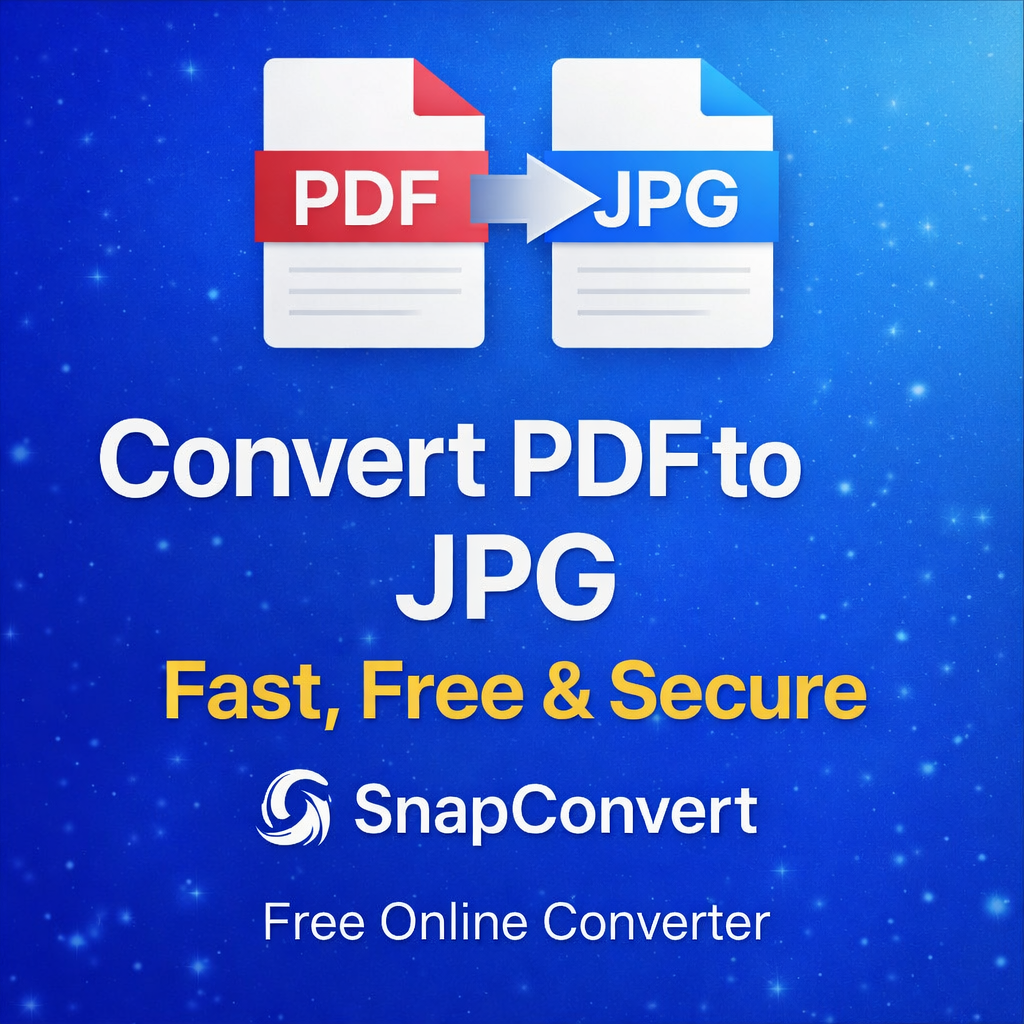 Convert PDF to JPG — SnapConvert