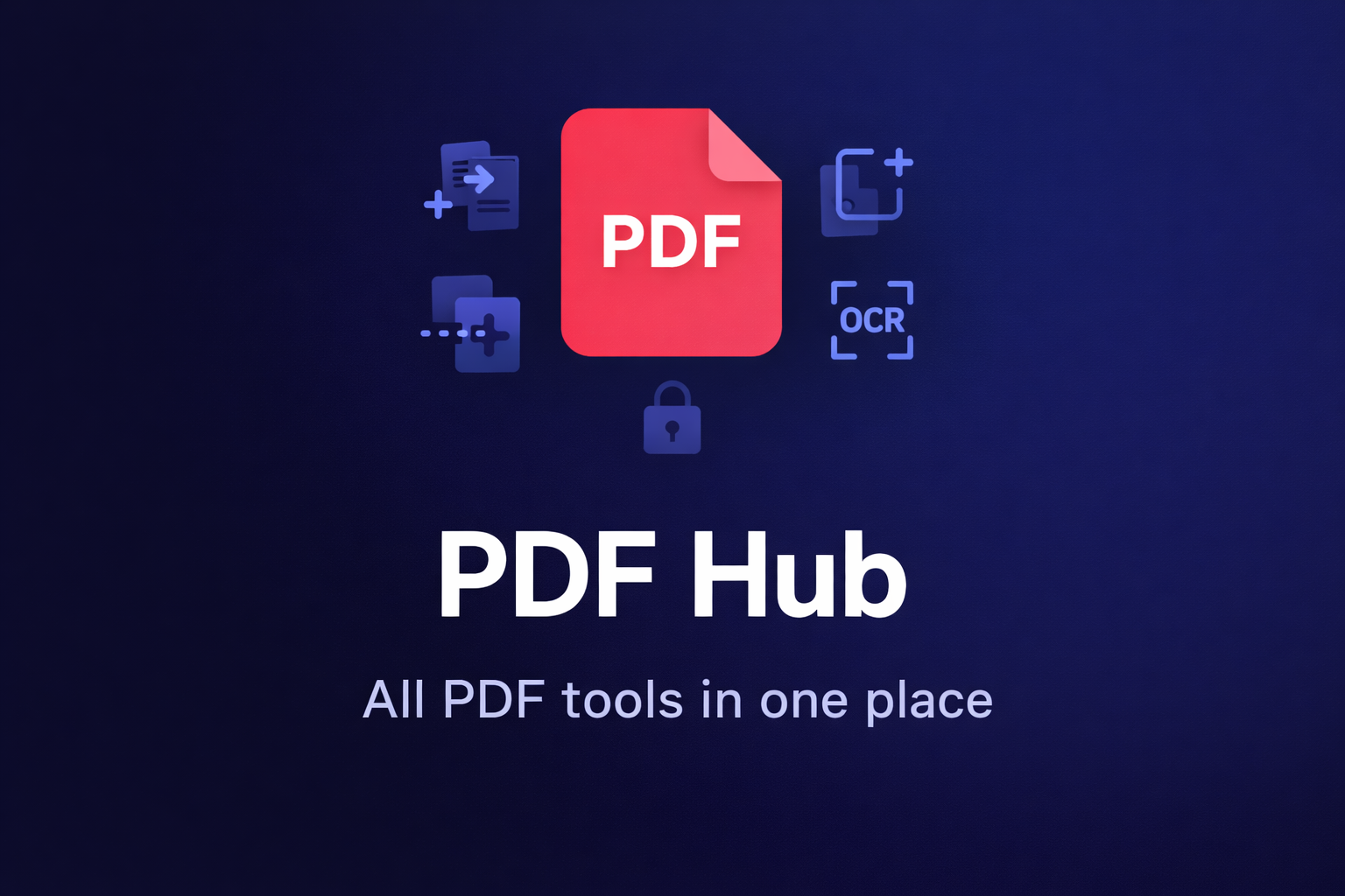 PDF Hub — SnapConvert PDF tools