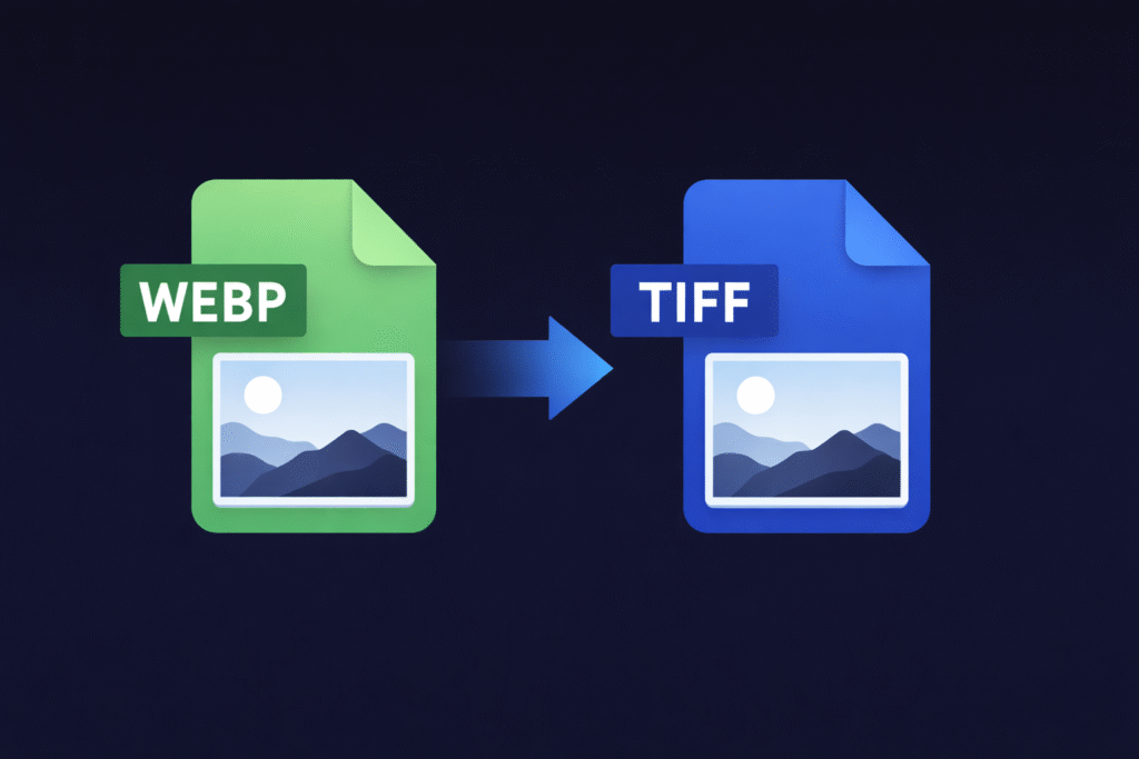 Convert WEBP to TIFF — SnapConvert