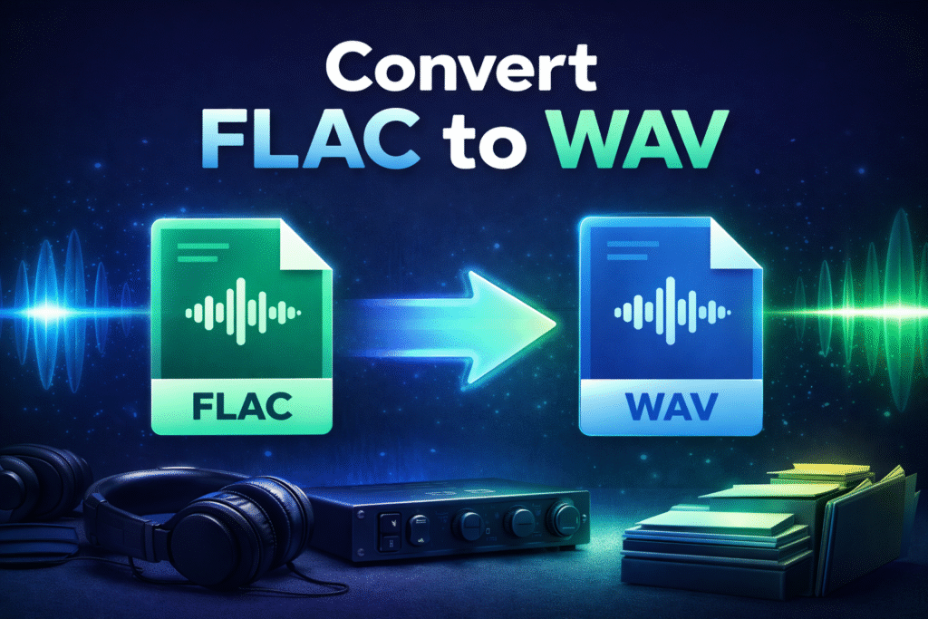 Convert FLAC to WAV — SnapConvert