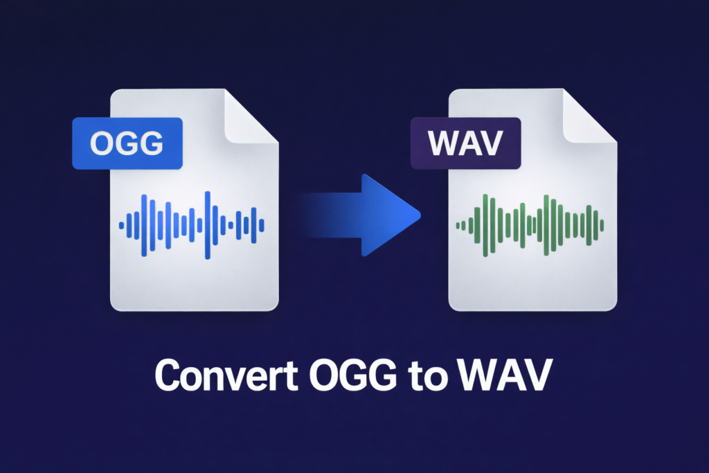 Convert OGG to WAV — SnapConvert