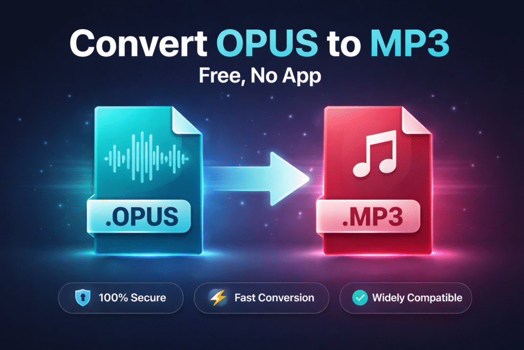OPUS to MP3 — SnapConvert
