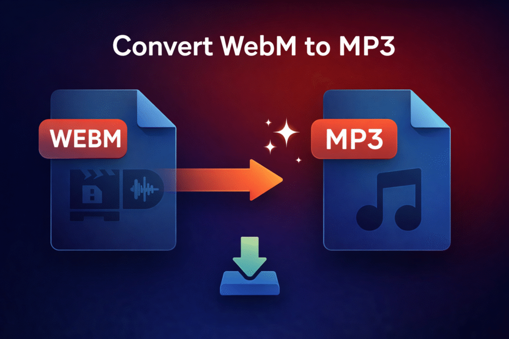convert webm to mp3