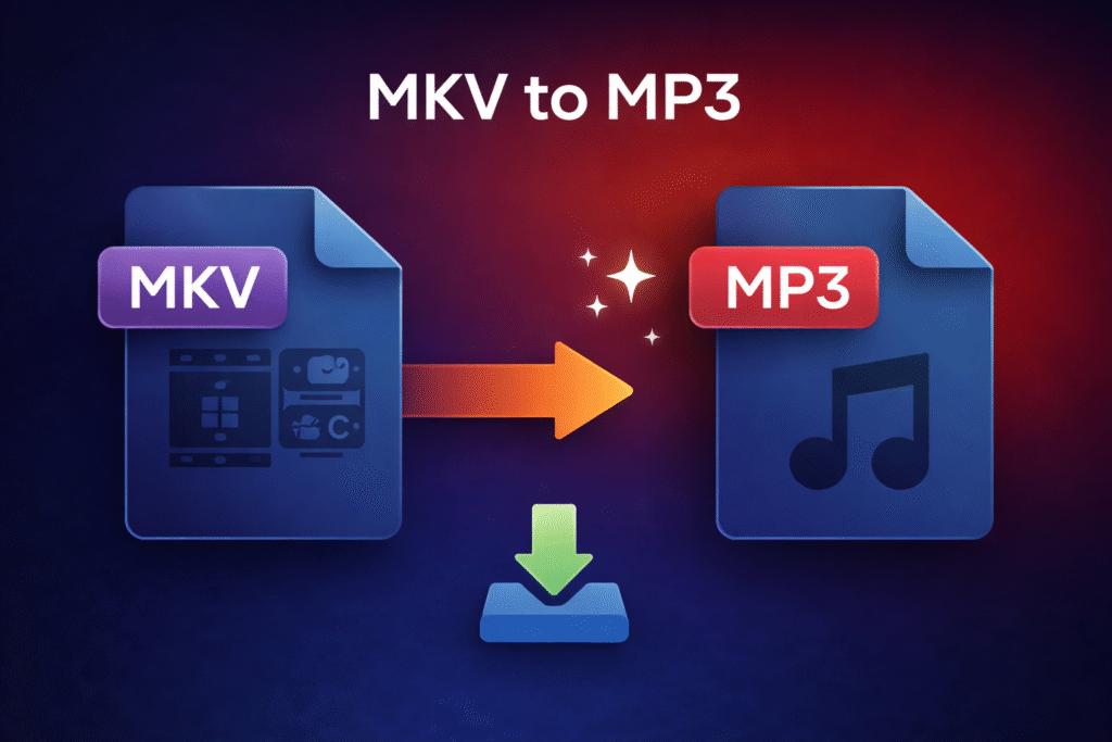 MKV to MP3 — SnapConvert